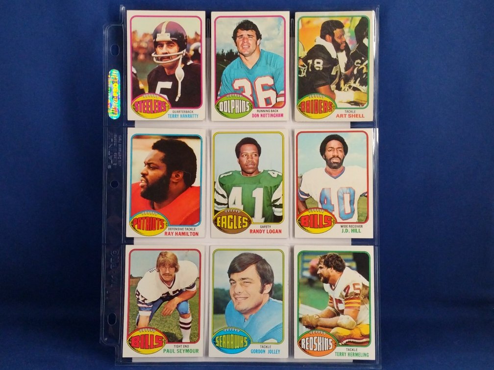 1976 Topps Various 9 pocket page