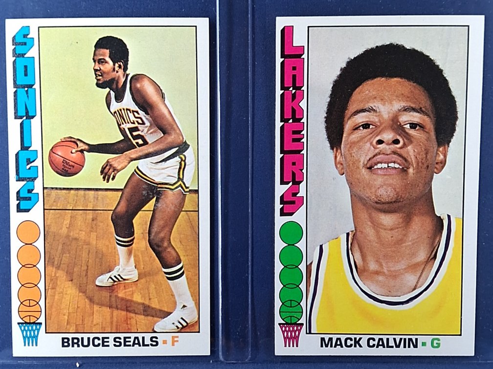 1976-77 Topps Calvin, Seals 62,63