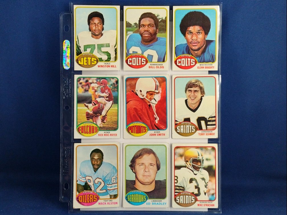 1976 Topps Various 9 pocket page