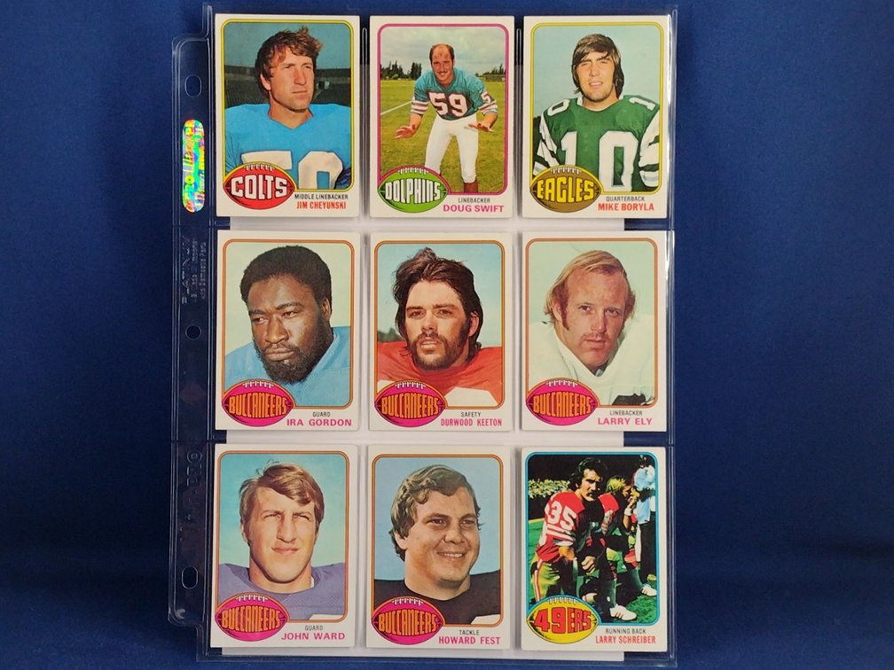 1976 Topps Various 9 pocket page