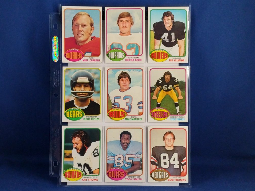 1976 Topps Various 9 pocket page
