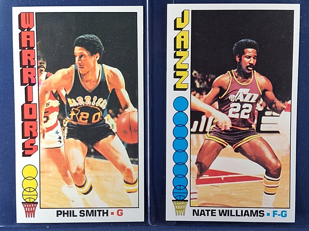 1976-77 Topps Williams, Smith 88,89
