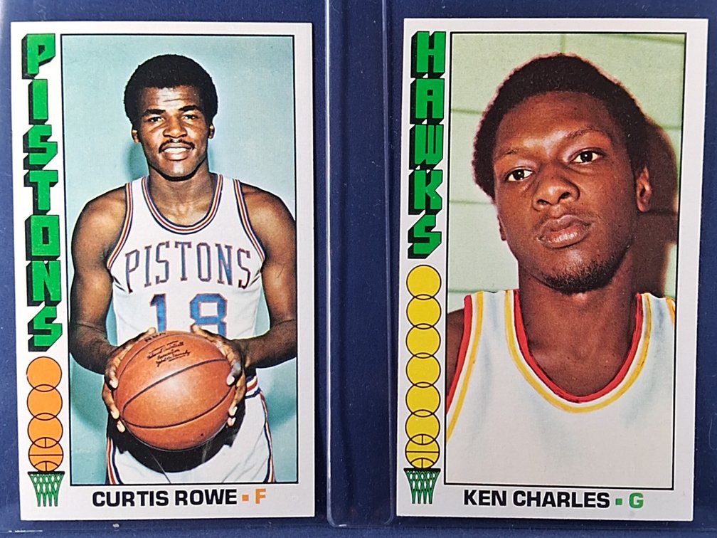1976-77 Topps Rowe, Charles 118, 121