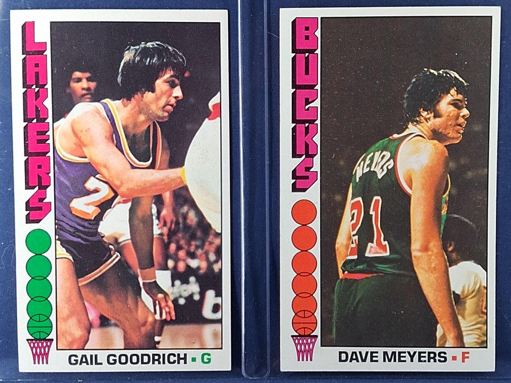 1976-77 Topps Meyers, Goodrich 122, 125