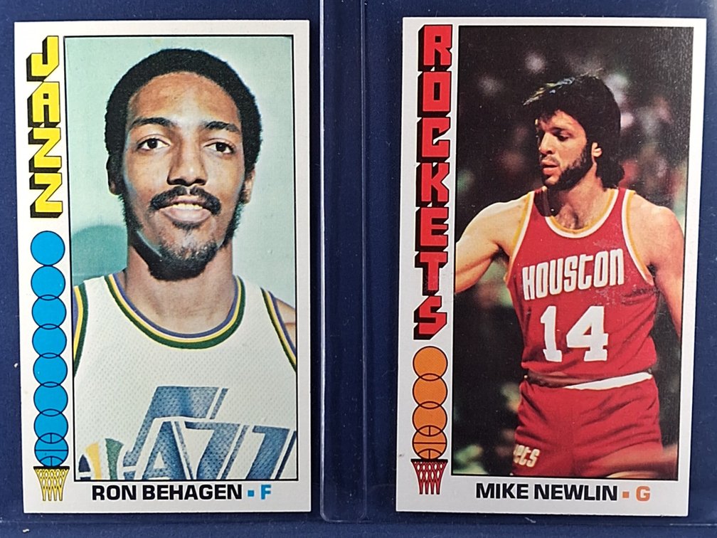 1976-77 Topps Behagen, Newlin 138, 139