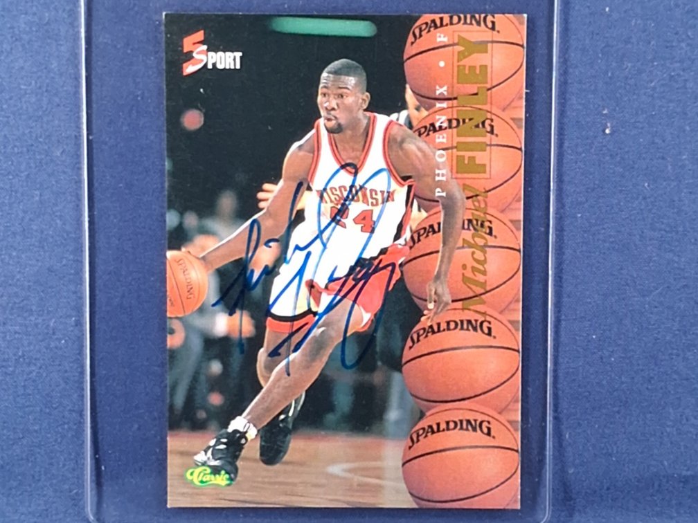 1995 Classic Michael Finley Autograph