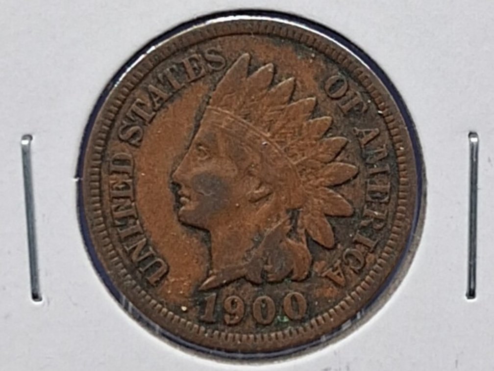 1900, '01 Indian Head Penny Coins