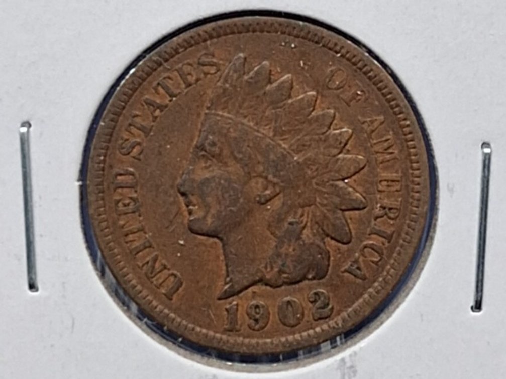 1902, '03 Indian Head Penny Coins