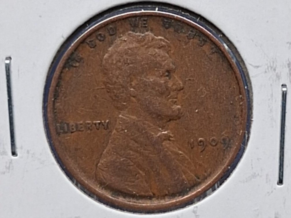 1909 Lincoln Wheat Penny Coin