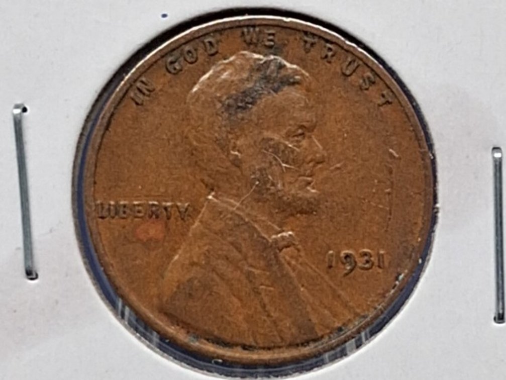 1931 PD Lincoln Wheat Penny Coins