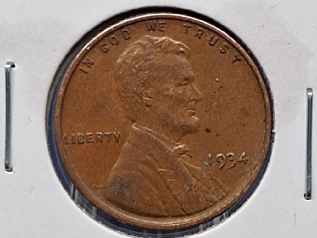1934 PD Lincoln Wheat Penny Coins