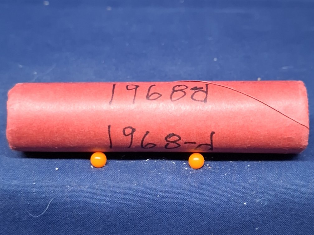 Bank Wrapped Roll Of 1968 D Lincoln Memorial