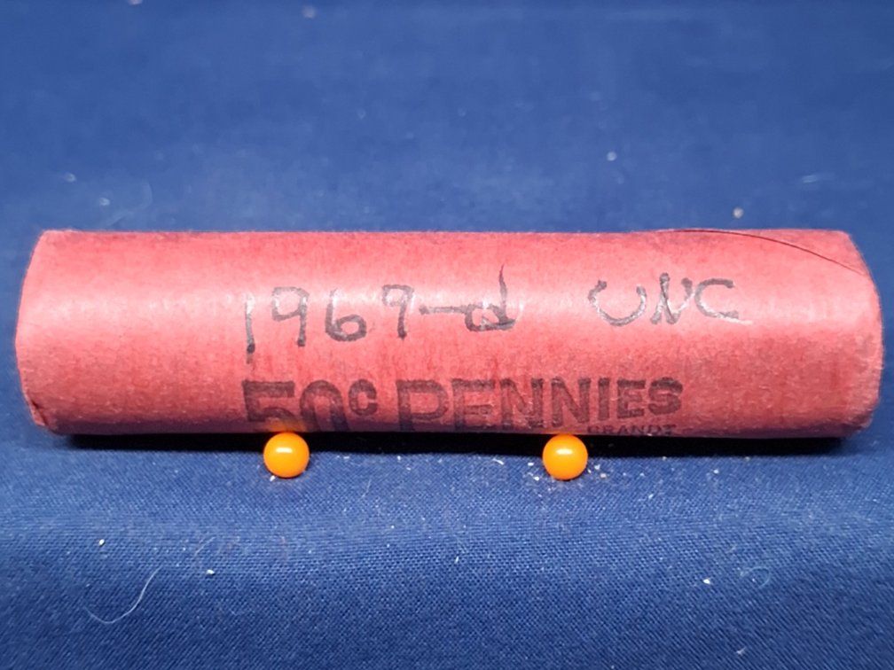 Bank Wrapped Roll Of 1969 D UNC Lincoln Memorial