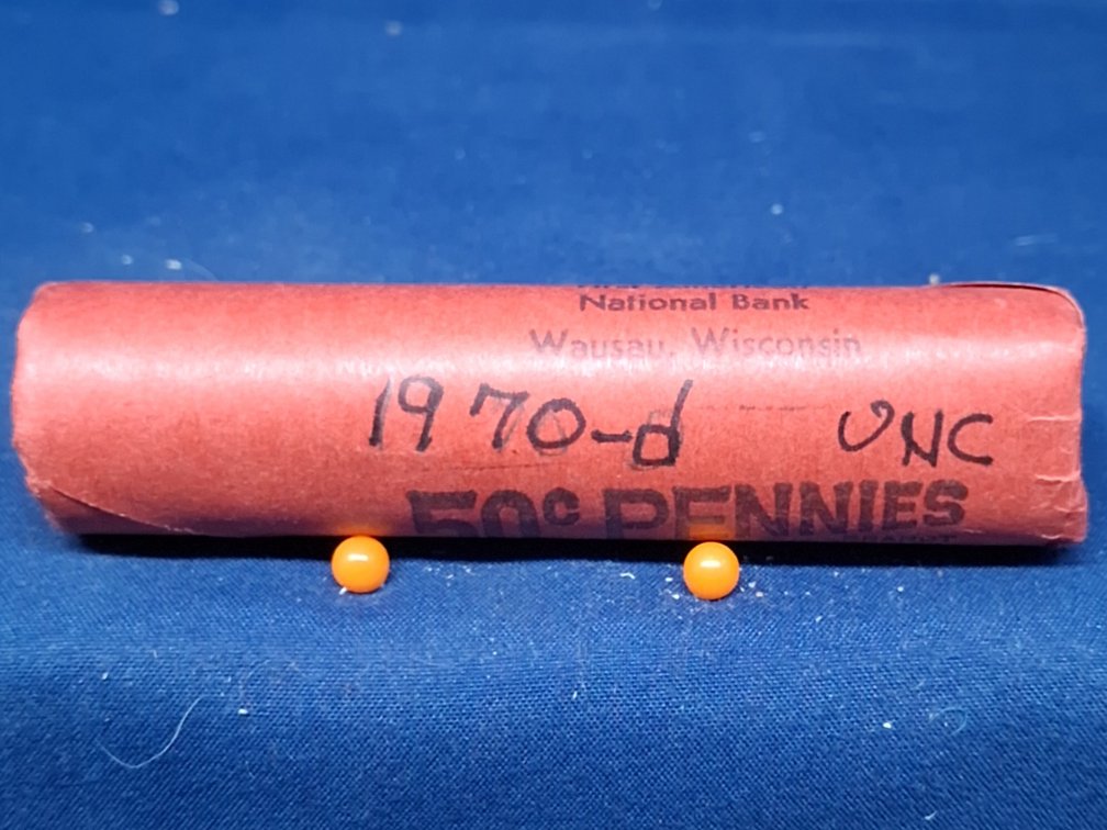 Bank Wrapped Roll Of 1970 D UNC Lincoln Memorial
