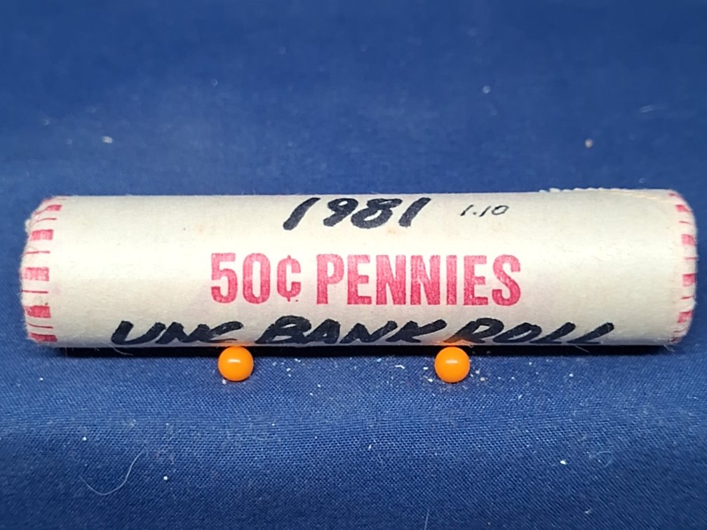 Bank Wrapped Roll Of 1981 Lincoln Memorial