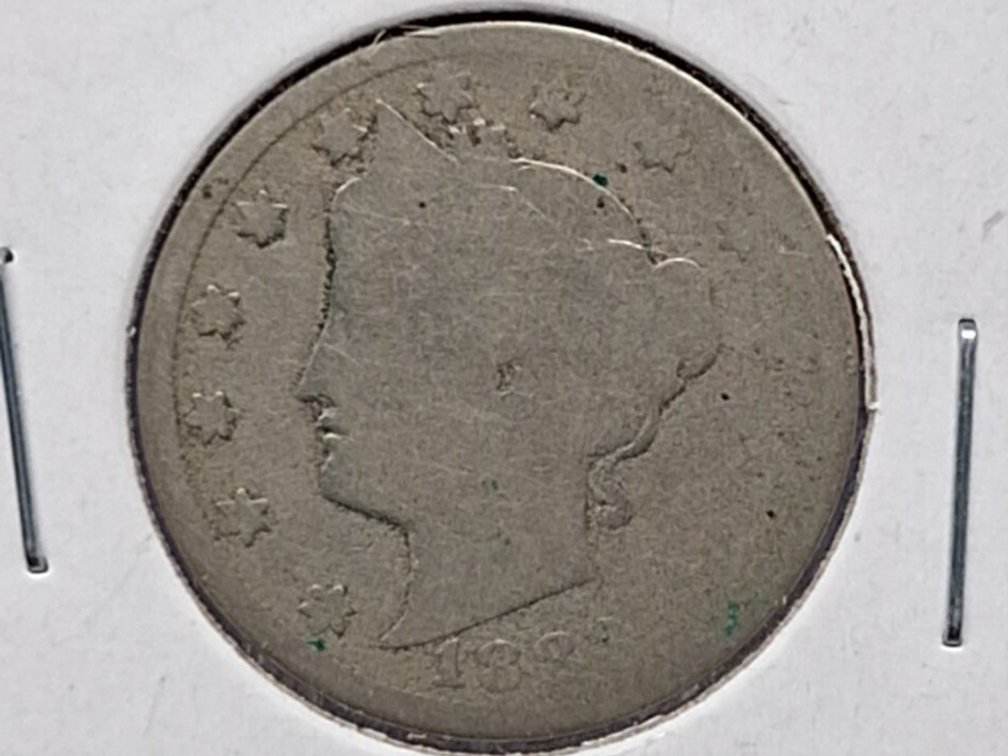 1883 W/ Cents Liberty Nickel Coin