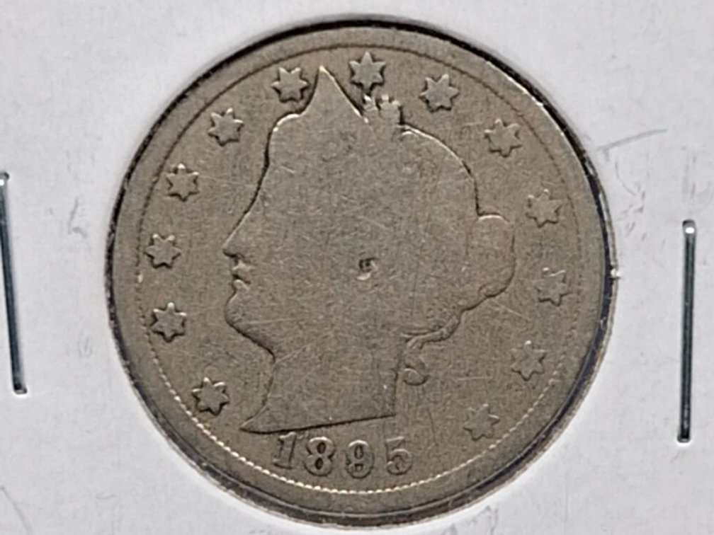 1895, '96, '97 Liberty Nickel Coins