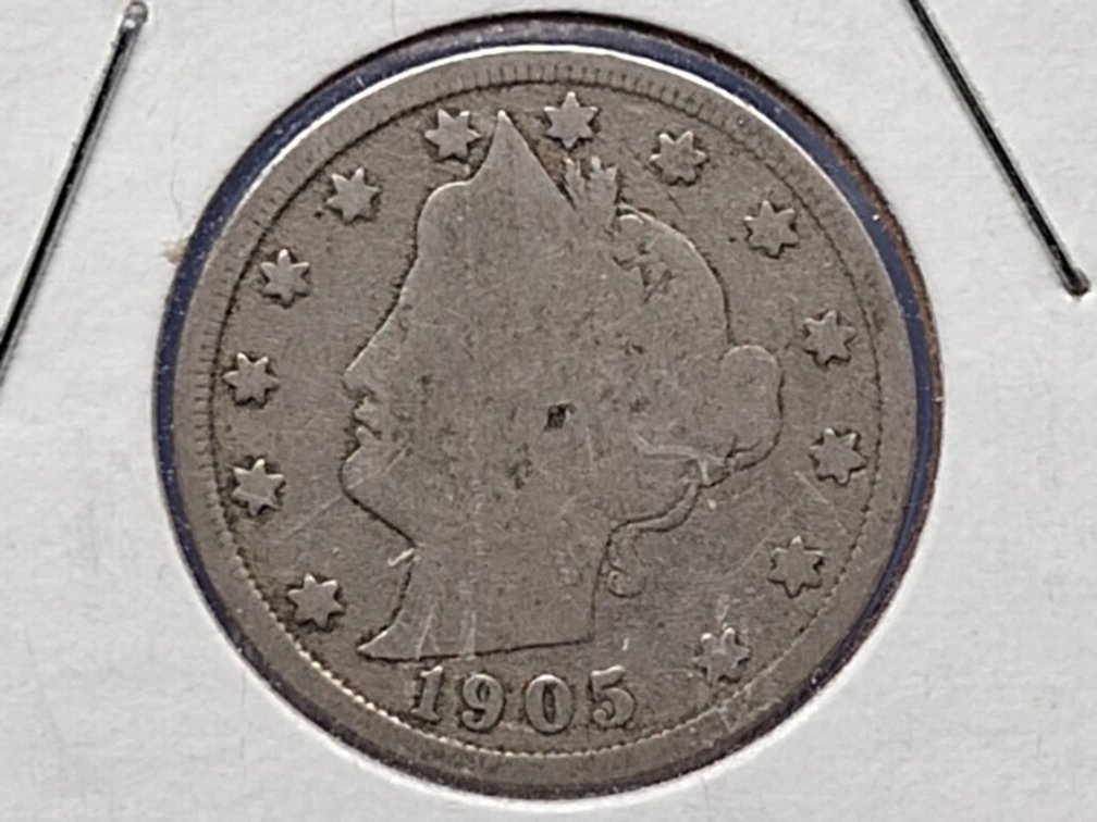 1905, '06, '07 Liberty Nickel Coins