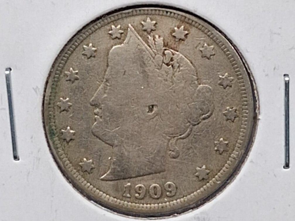 1908, '09, '10 Liberty Nickel Coins