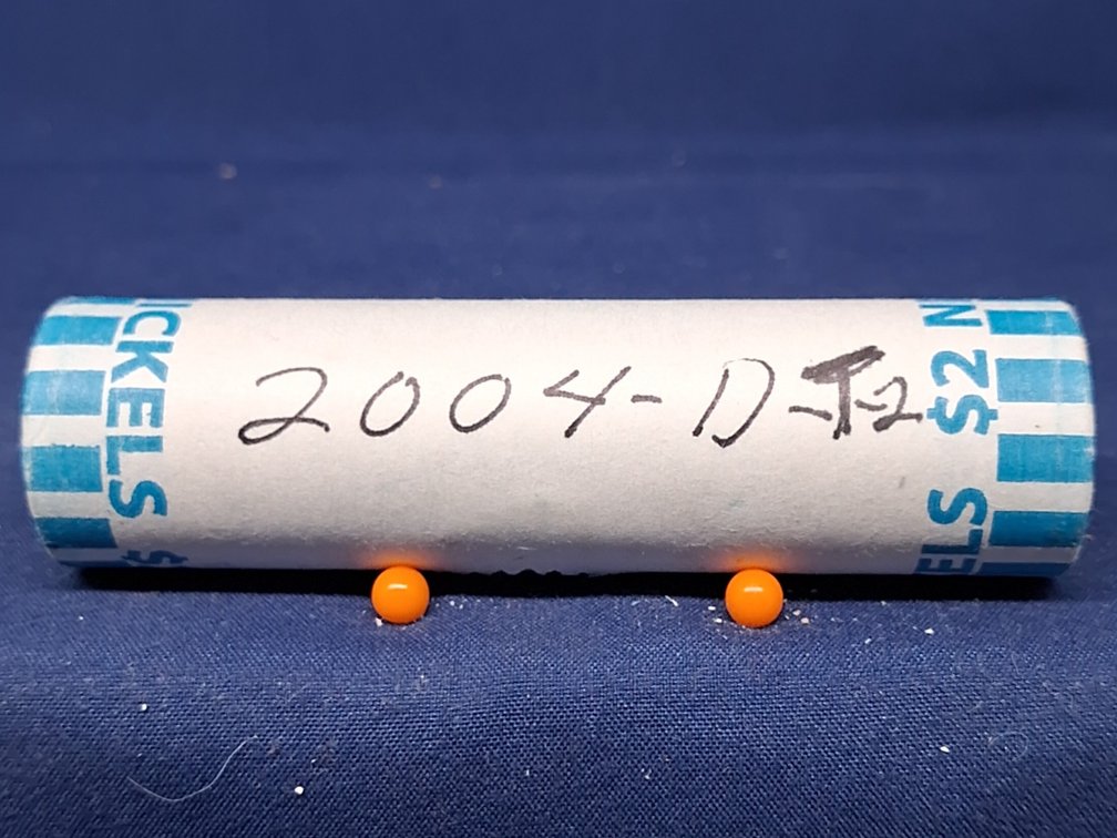 Bank Wrapped Roll Of 2004 D Jefferson Nickel Coins
