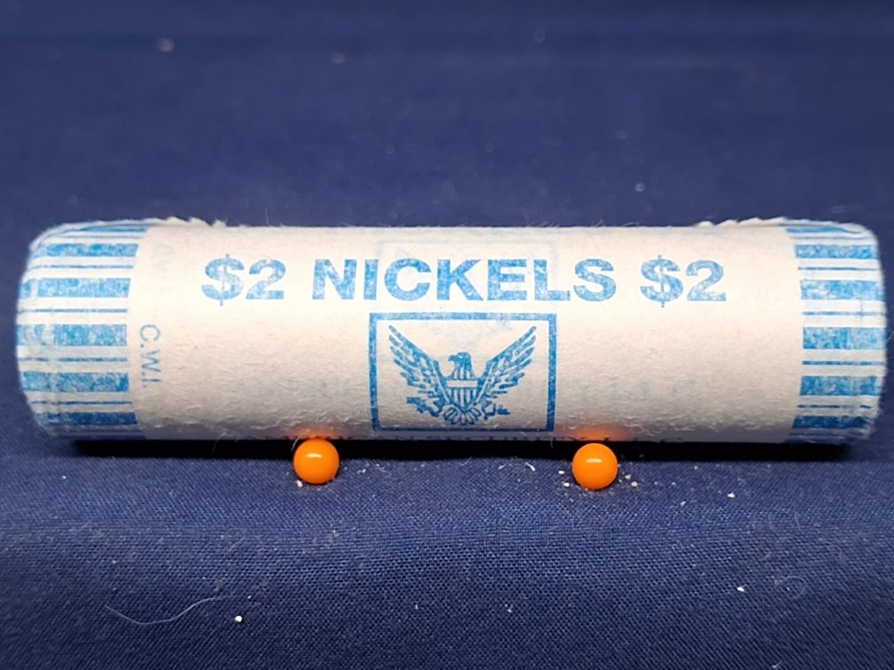 Bank Wrapped Roll Of 2004 D Jefferson Nickel Coins