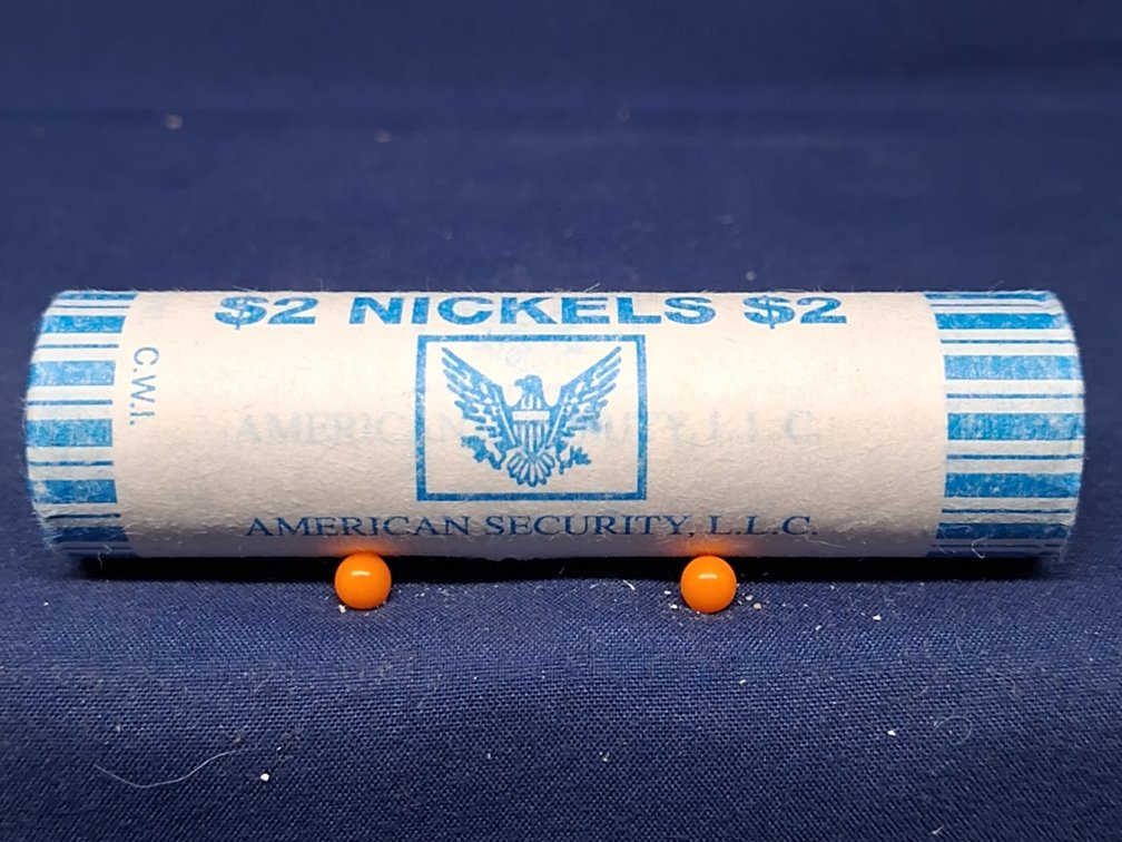 Bank Wrapped Roll Of 2004 D Jefferson Nickel Coins