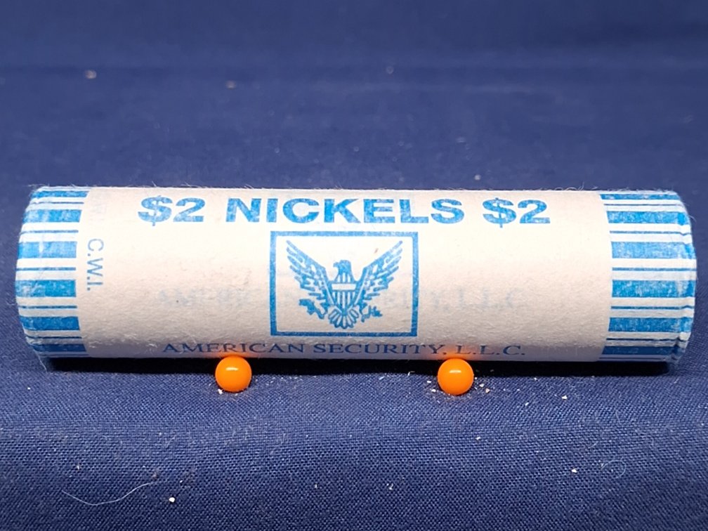 Bank Wrapped Roll Of 2004 D Jefferson Nickel Coins