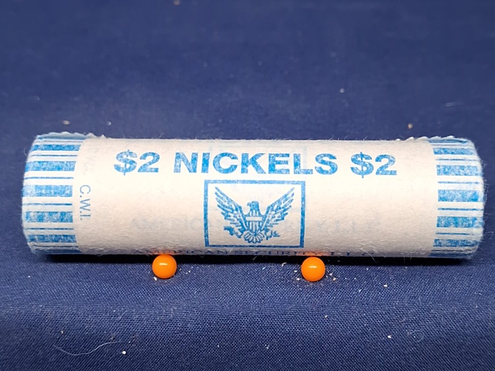 Bank Wrapped Roll Of 2004 D Jefferson Nickel Coins