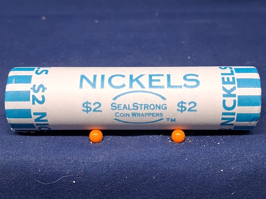 Bank Wrapped Roll Of 2004 D Jefferson Nickel Coins