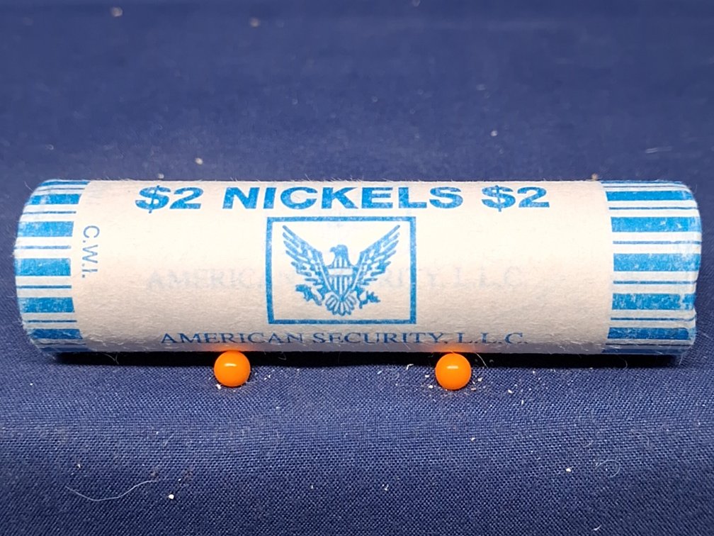 Bank Wrapped Roll Of 2004 D Jefferson Nickel Coins