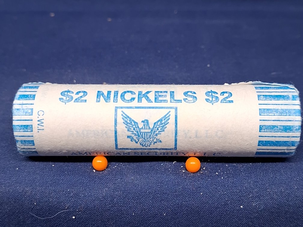 Bank Wrapped Roll Of 2004 D Jefferson Nickel Coins