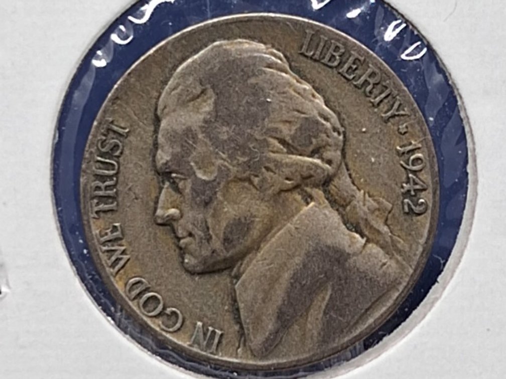 1942 P Jefferson War Nickel Coin