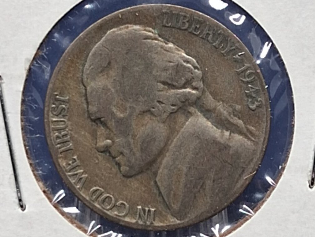 1943 S Jefferson War Nickel Coin