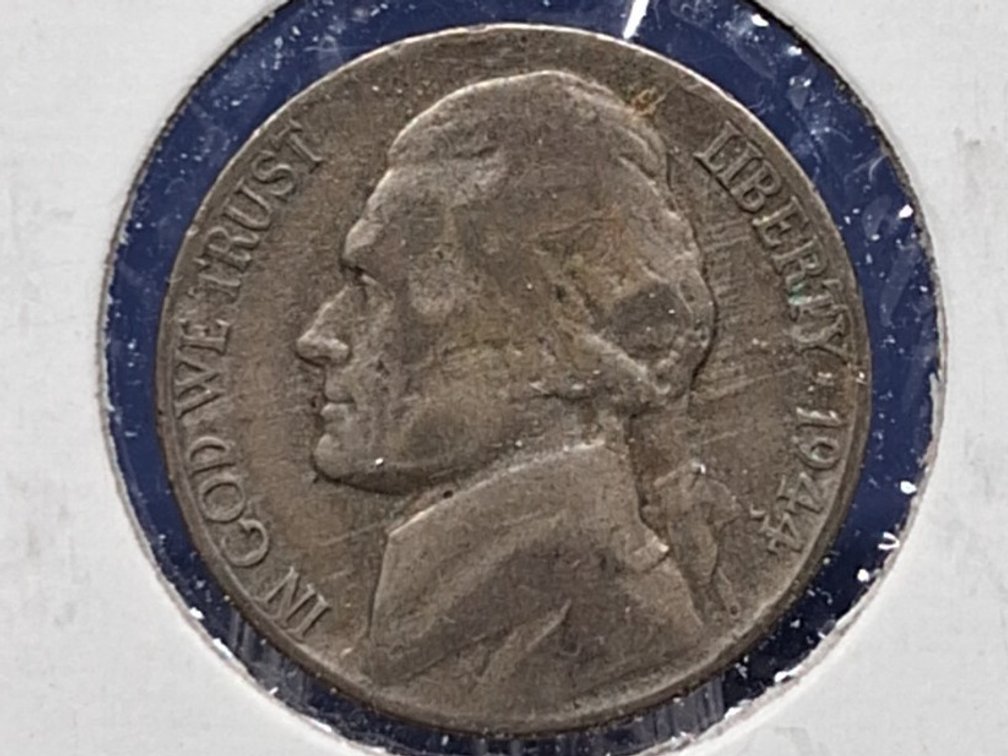 1944 P Jefferson War Nickel Coin