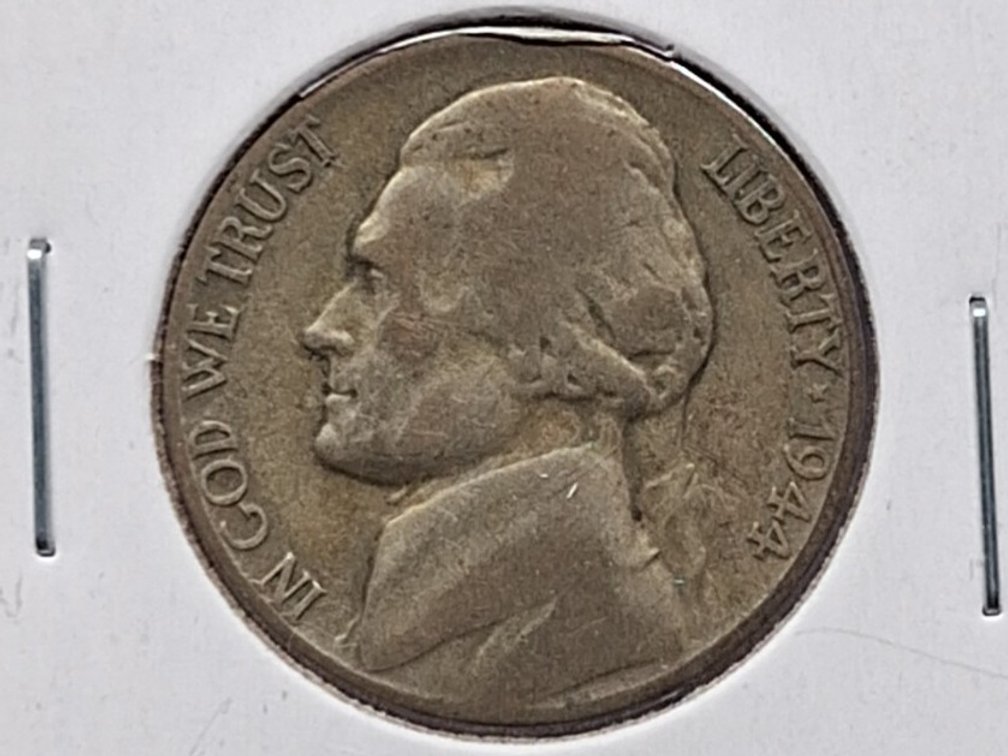 1944 D Jefferson War Nickel Coin