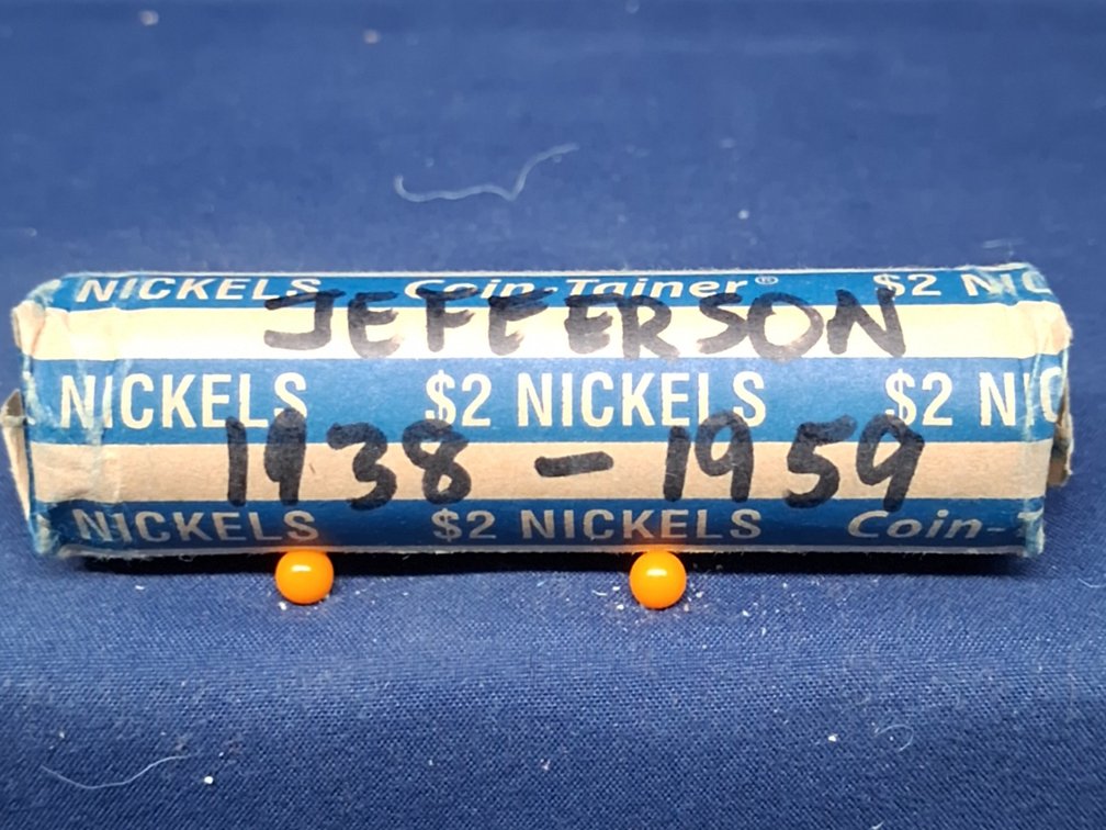 Roll Of Pre 1960 Jefferson Nickel Coins