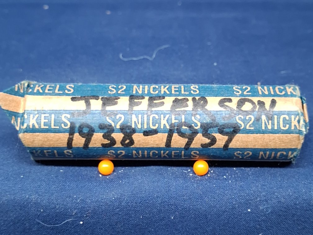 Roll Of Pre 1960 Jefferson Nickel Coins
