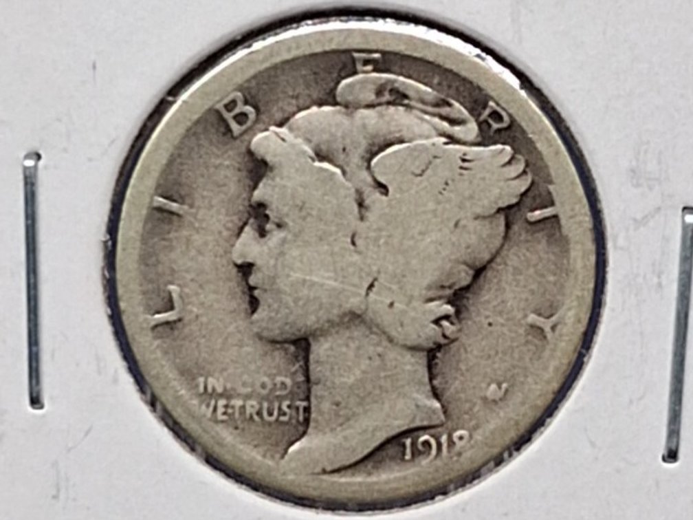 1918 S Mercury Dime Coin