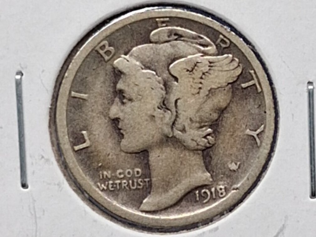 1919 Mercury Dime Coin