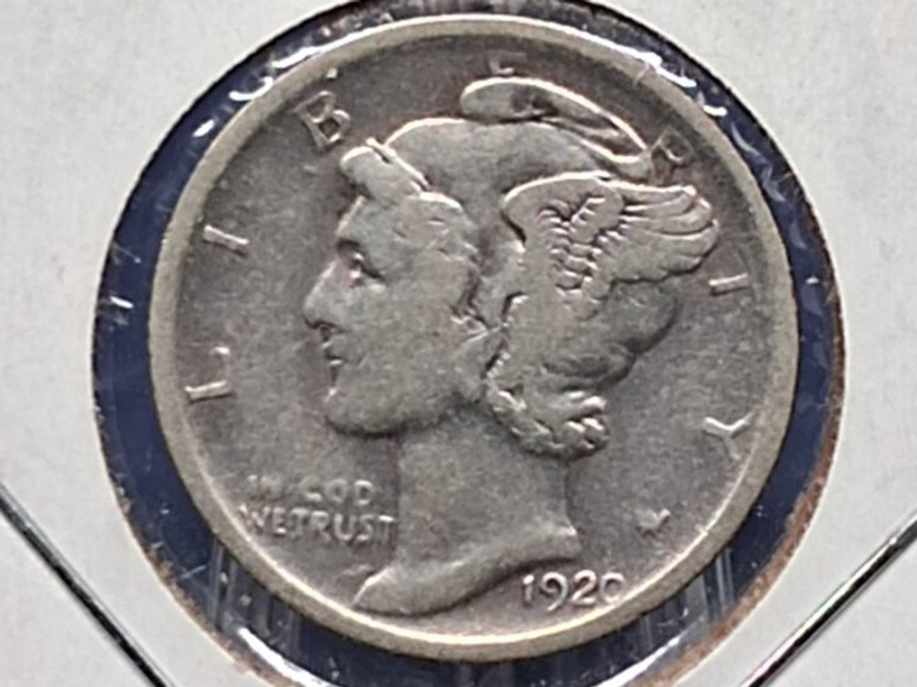 1920 Mercury Dime Coin