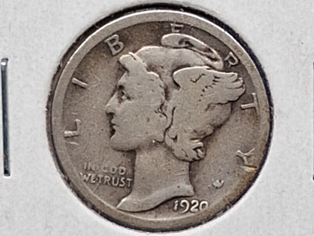 1920 D Mercury Dime Coin