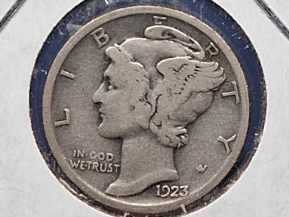 1923 Mercury Dime Coin