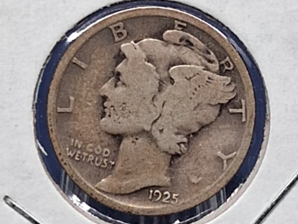 1925 Mercury Dime Coin