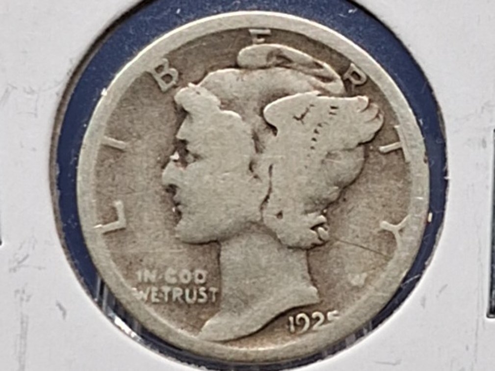 1925 S Mercury Dime Coin