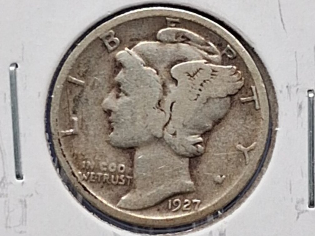 1927 Mercury Dime Coin
