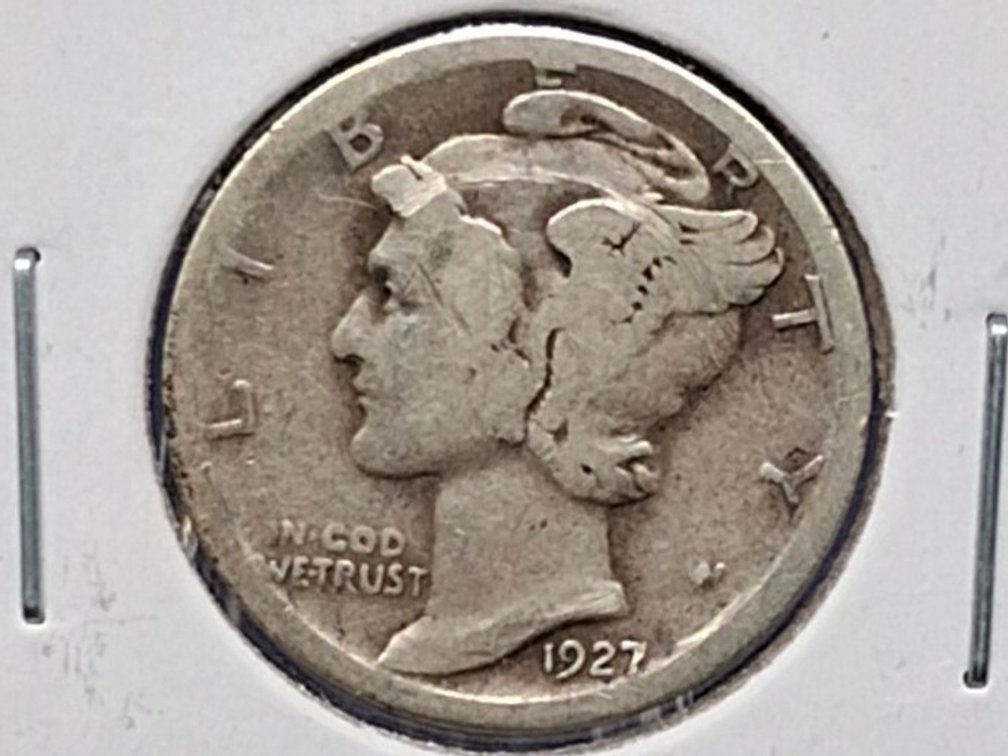 1927 S Mercury Dime Coin