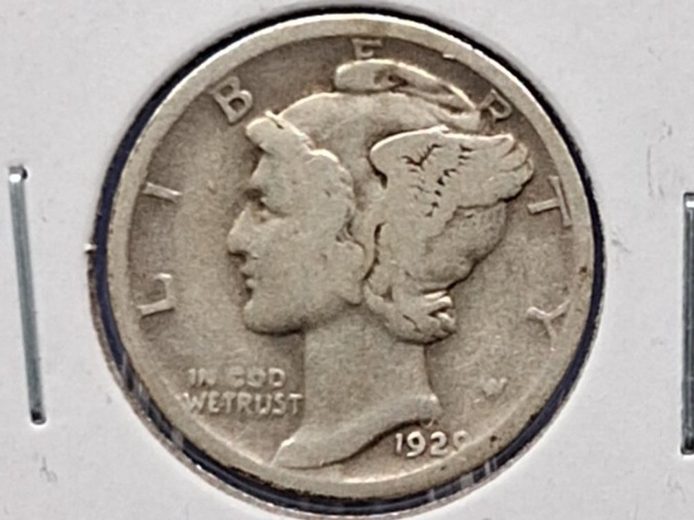 1929 D Mercury Dime Coin