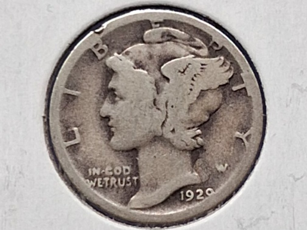 1929 S Mercury Dime Coin