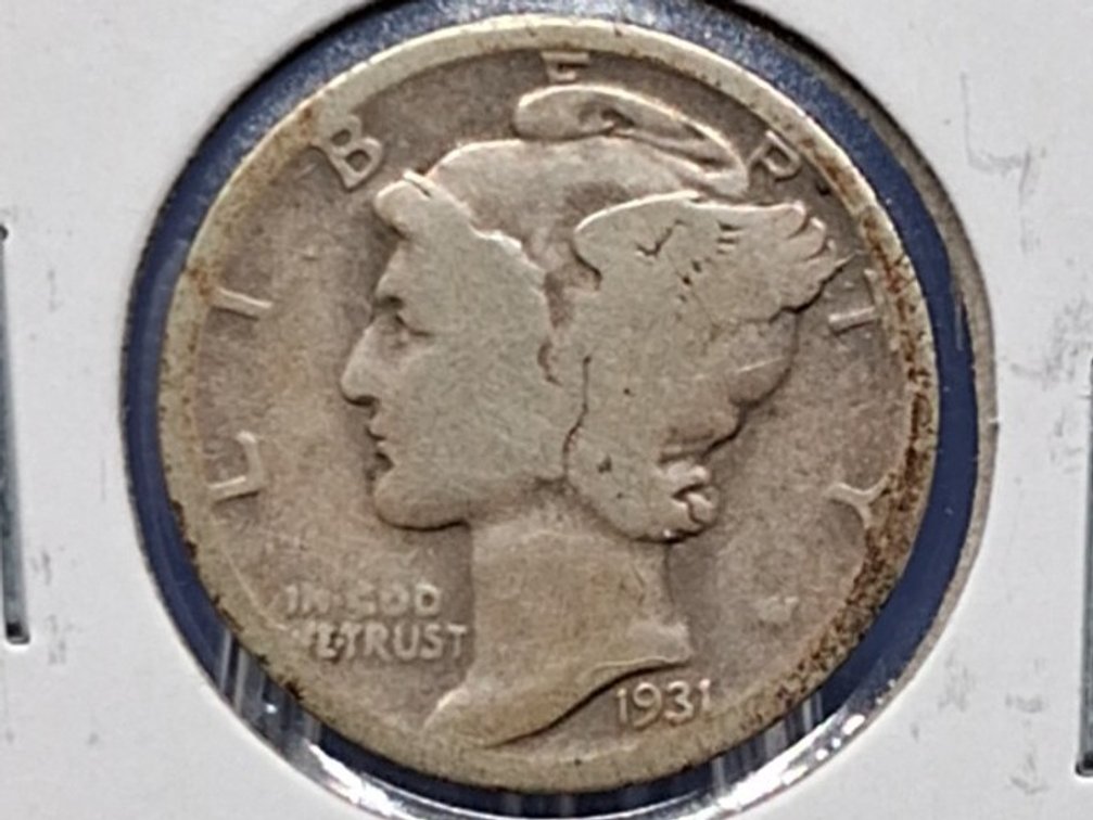 1931 Mercury Dime Coin