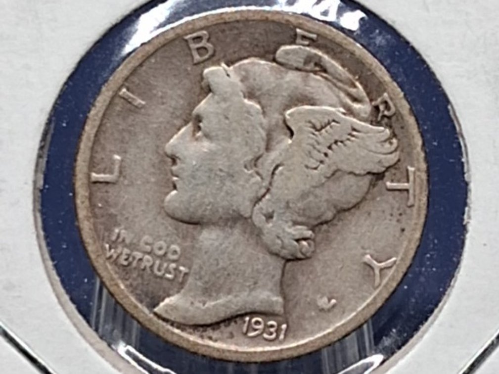 1931 S Mercury Dime Coin